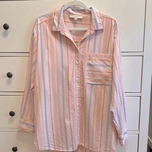Loft Button Down Top Size Medium